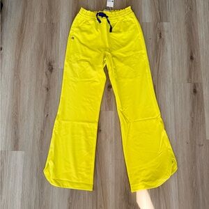 Small Tall Neon Yellow Figs Bell Bottoms